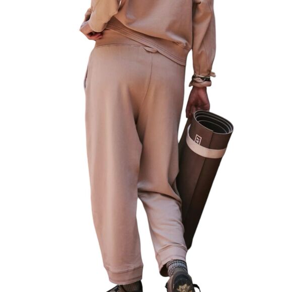 NWT FP X Hatch Intercept Desert Sand Sweatshirt Sweatpants Maternity Set Medium - Picture 3 of 12